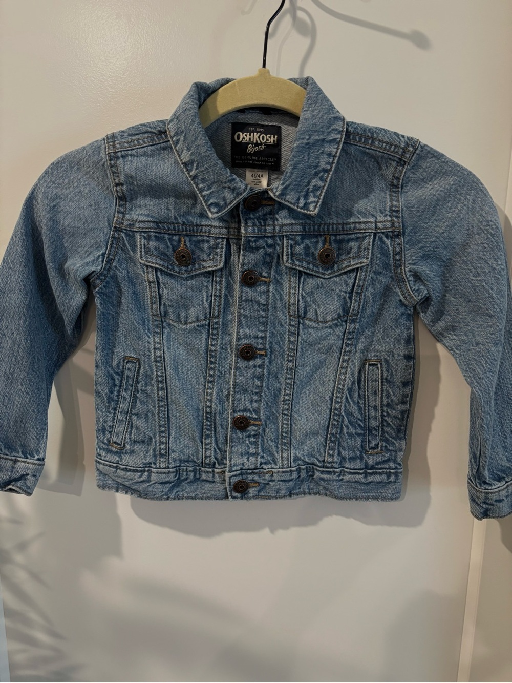OshKosh B'gosh Light Wash Denim Jacket for Kids